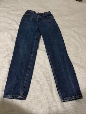 Levi's women Straight Dark Blue Jeans